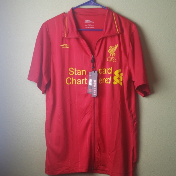 new line Shirts Nwt Standard Chartered Lfc Jersey Poshmark